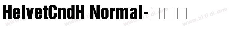 HelvetCndH Normal字体转换